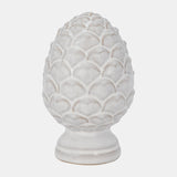 Cer, 6" Artichoke Deco, Ivory