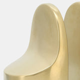 Cer, 6"h Contemporary Bookends, Gold