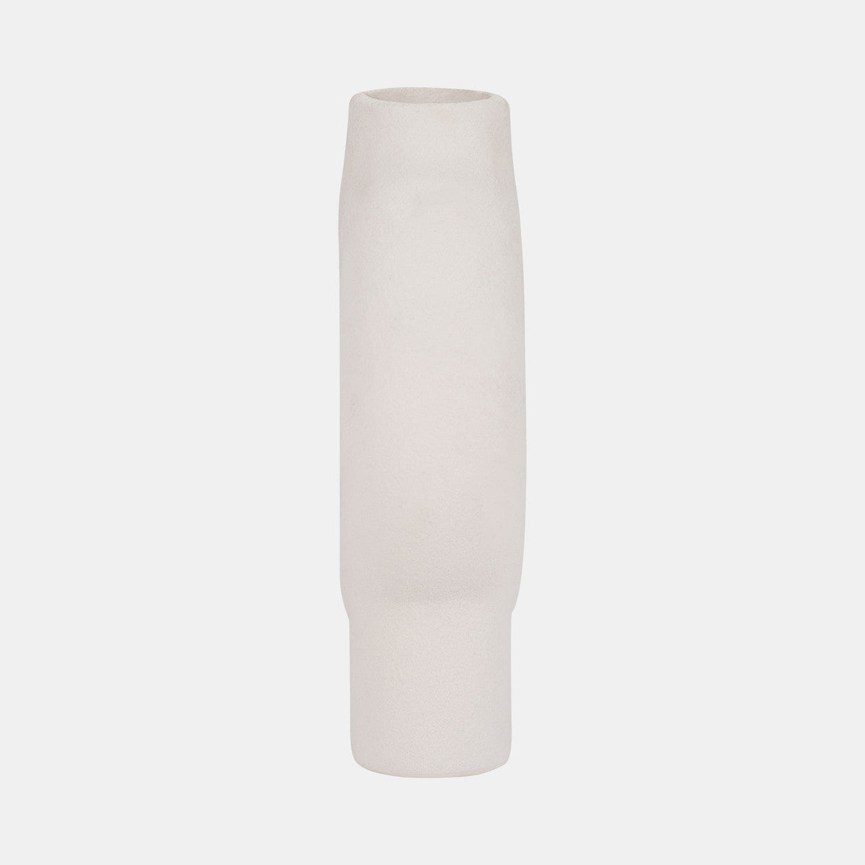 Cer, 7" Donut Footed Vase, Cotton