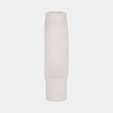 Cer, 7" Donut Footed Vase, Cotton