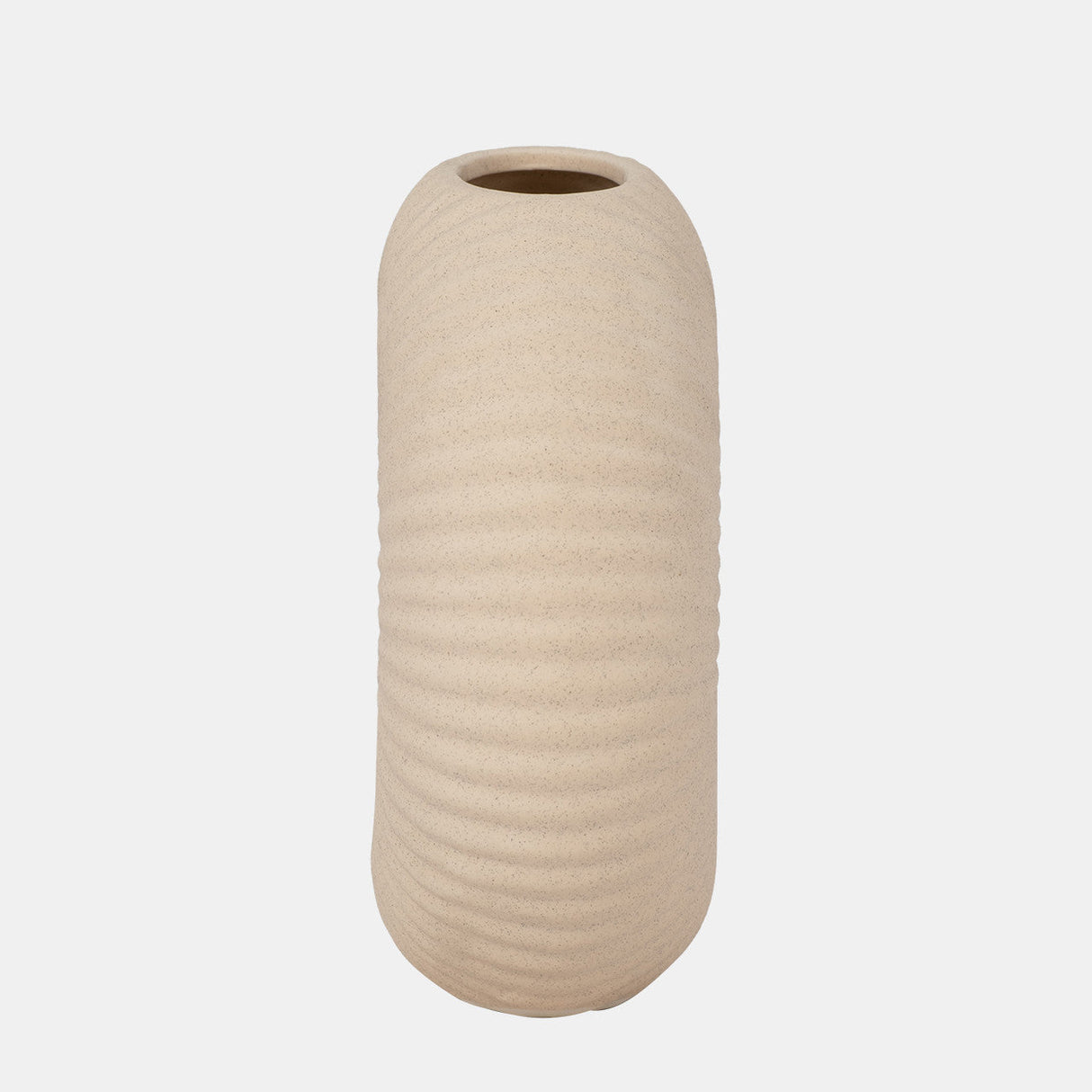 Cer, 7" Donut Hole Vase, Cotton