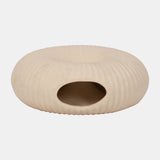 Cer, 7" Donut Hole Vase, Cotton