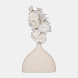 Cer, 7" Half Dome Vase, Cotton