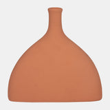 Cer, 7" Half Dome Vase, Terracotta