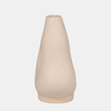 Cer, 7" Short Open Cut-out Nomad Vase, Ivory