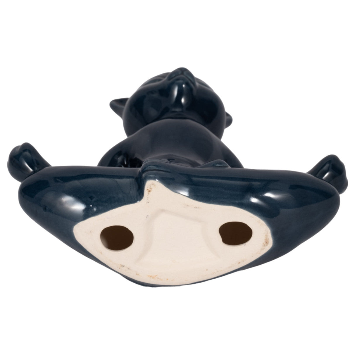 Cer, 7" Yoga Cat, Navy Blue