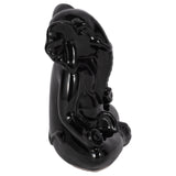 Cer, 7" Yoga Elephant, Blk