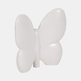 Cer, 8" Balloon Butterfly, White