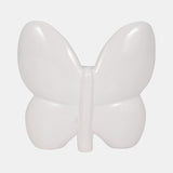 Cer, 8" Balloon Butterfly, White