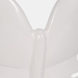 Cer, 8" Balloon Butterfly, White