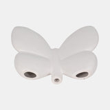 Cer, 8" Balloon Butterfly, White