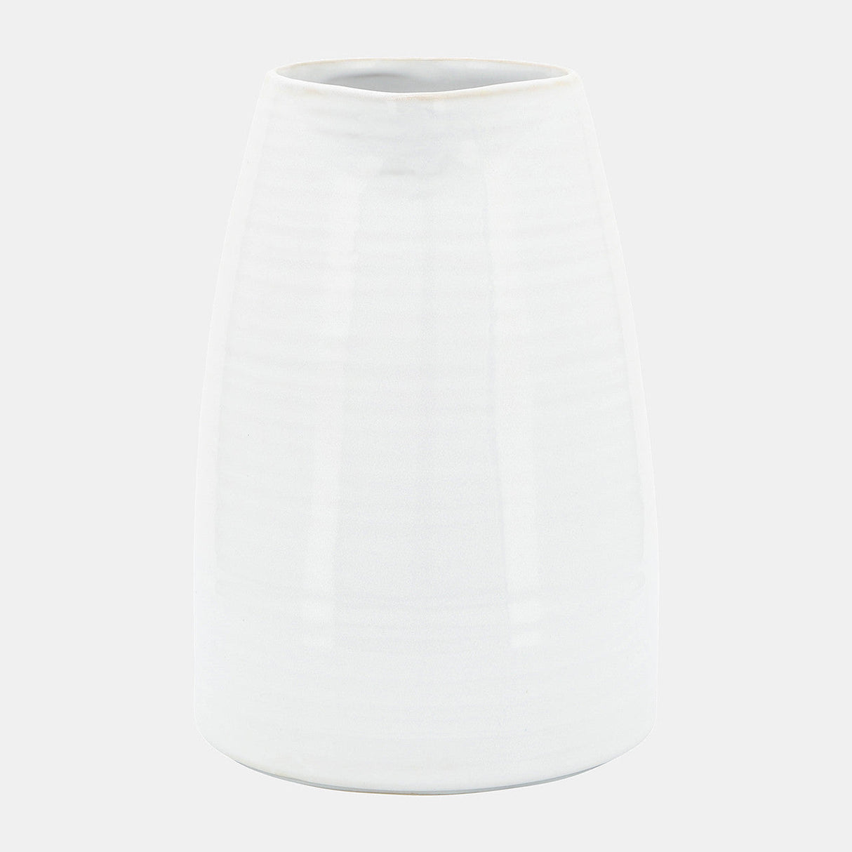 Cer, 8"h Pitcher, White