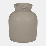 Cer, 8" Pitcher Vase, Gray