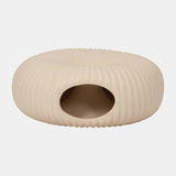 Cer, 9" Donut Hole Vase, Cotton