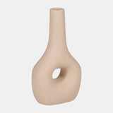 Cer, 9" Open Cut-out Nomad Vase, Ivory