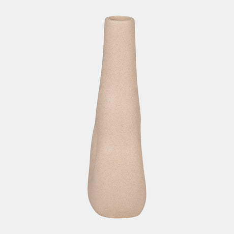 Cer, 9" Open Cut-out Nomad Vase, Ivory