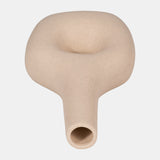 Cer, 9" Open Cut-out Nomad Vase, Ivory