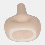 Cer, 9" Open Cut-out Nomad Vase, Ivory