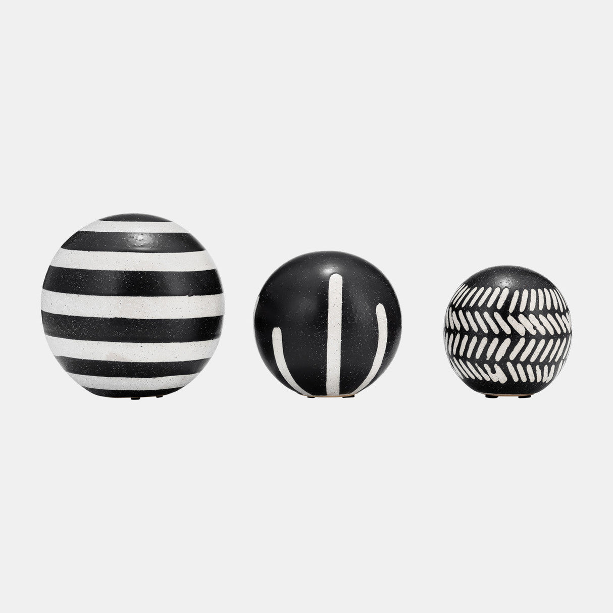 Cer, S/3 4/5/6", Tribal Orbs, Blk/ivory