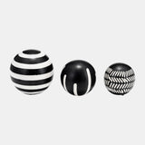 Cer, S/3 4/5/6", Tribal Orbs, Blk/ivory