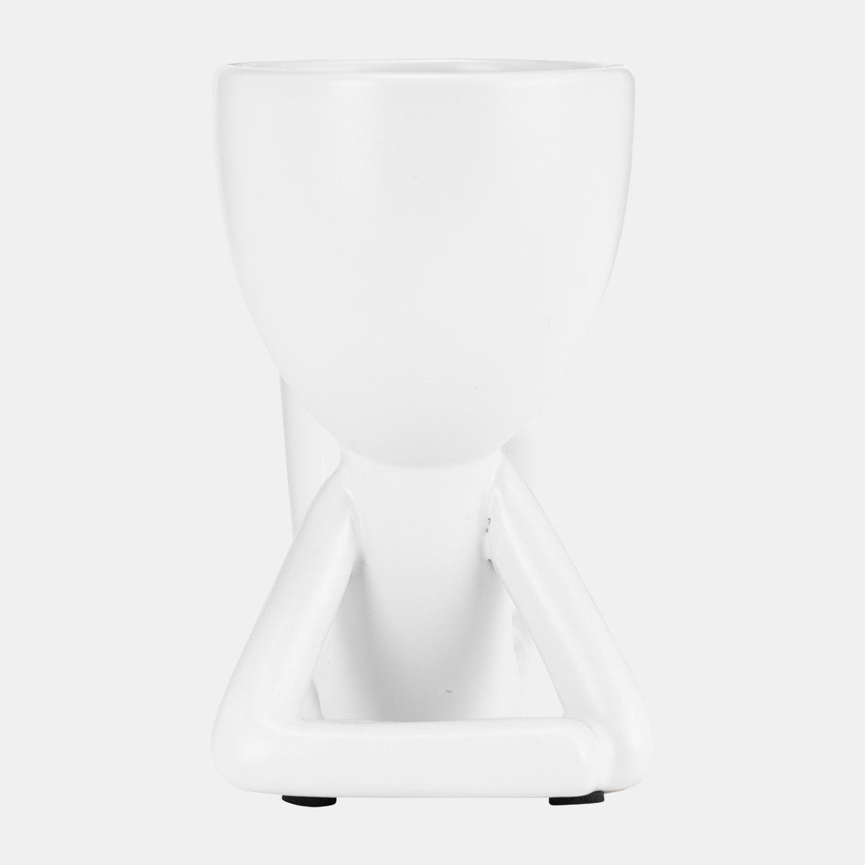 Cer, S/3 8" Sitting Humans, White