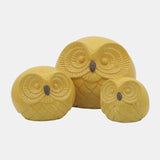 Cer S/3 Owls 8", Yellow