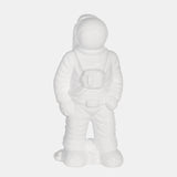 Ceramic 12" Astronaut Statuette, White