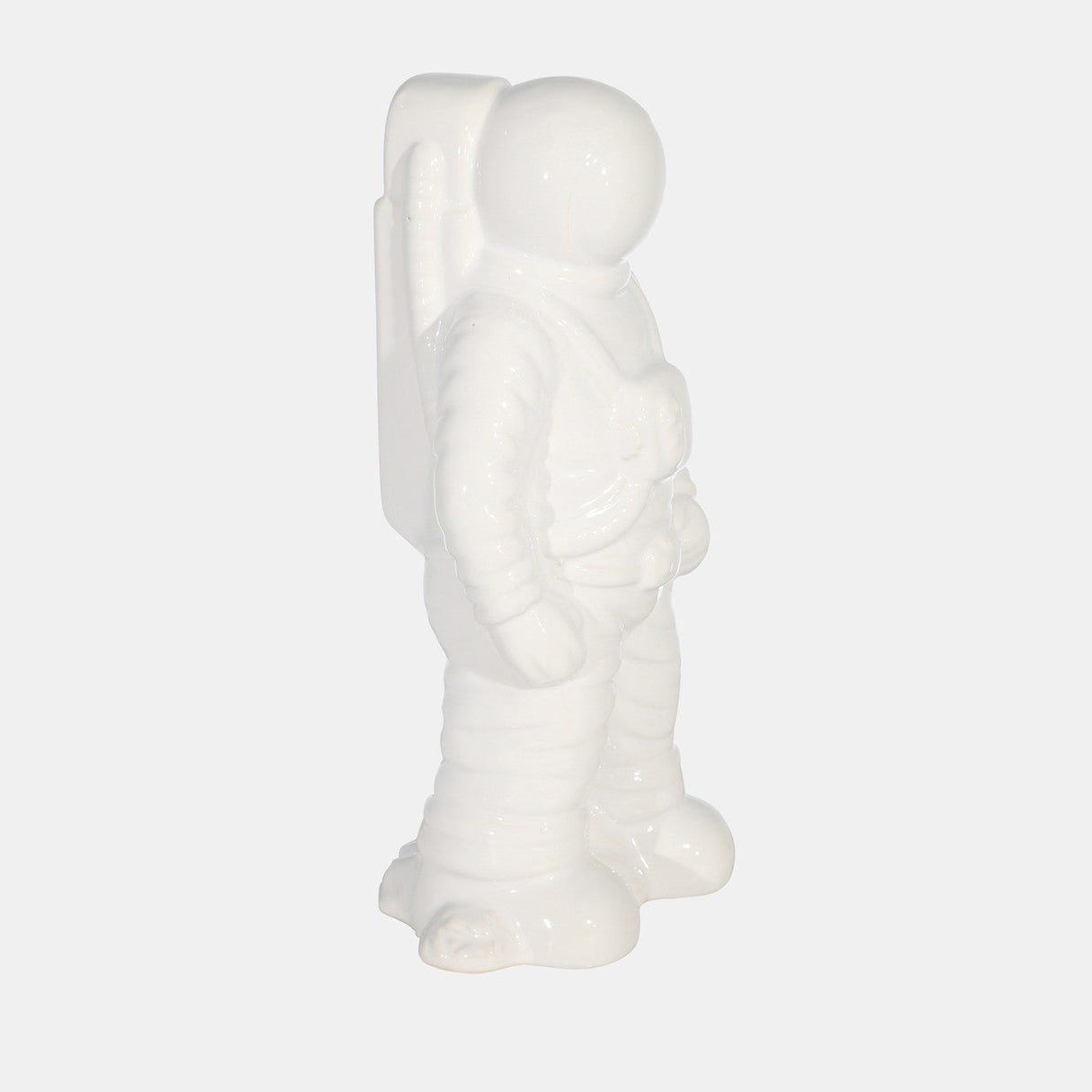 Ceramic 12" Astronaut Statuette, White