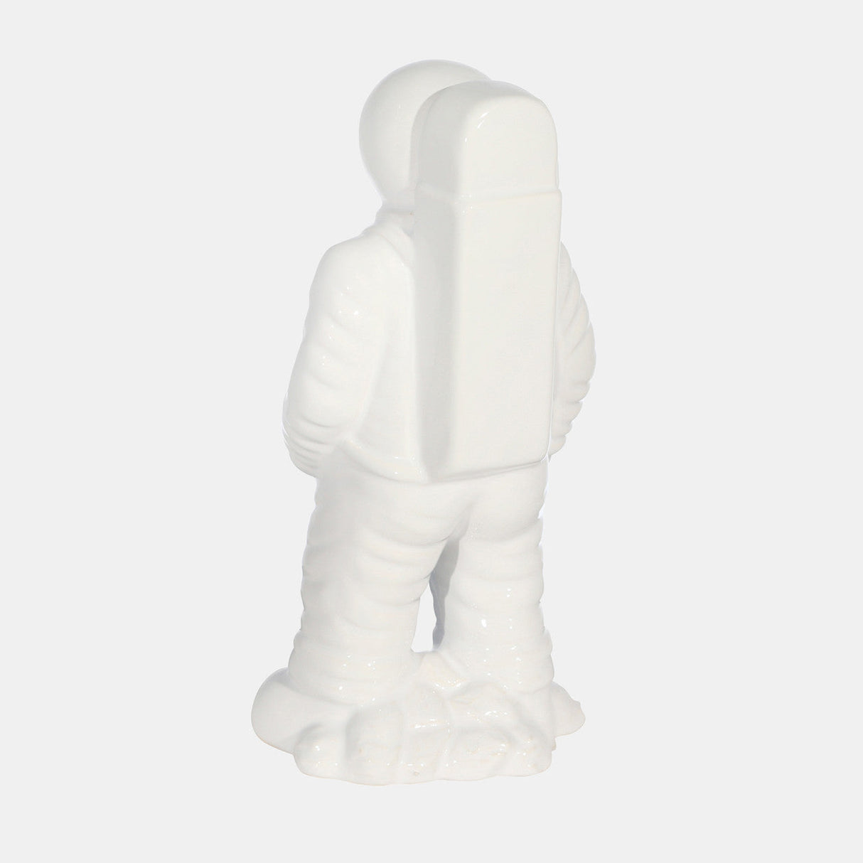 Ceramic 12" Astronaut Statuette, White