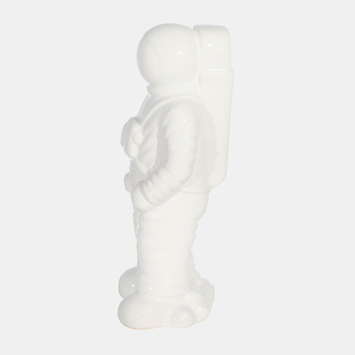 Ceramic 12" Astronaut Statuette, White