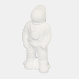 Ceramic 12" Astronaut Statuette, White