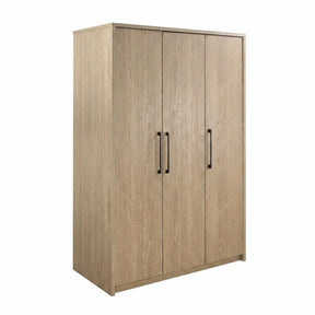 Cerda Latte 3-door Bedroom Wardrobe Storage Cabinet Armoire by Coaster at Eve Furniture