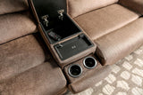 Cerelia Brown Modular Power Reclining Sectional by Furniture of America at Eve Furniture