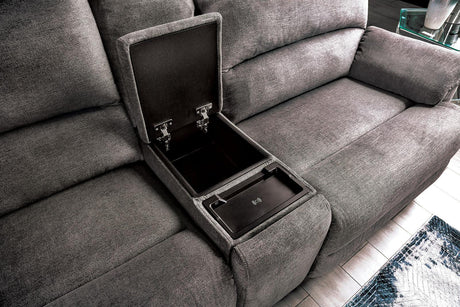 Cerelia Gray Modular Power Reclining Sectional by Furniture of America at Eve Furniture