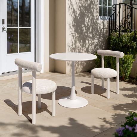 Ceres Beige Outdoor Dining Chair by Zuomod at Eve Furniture