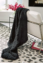 Chaddon Black Throw by Ashley at Eve Furniture