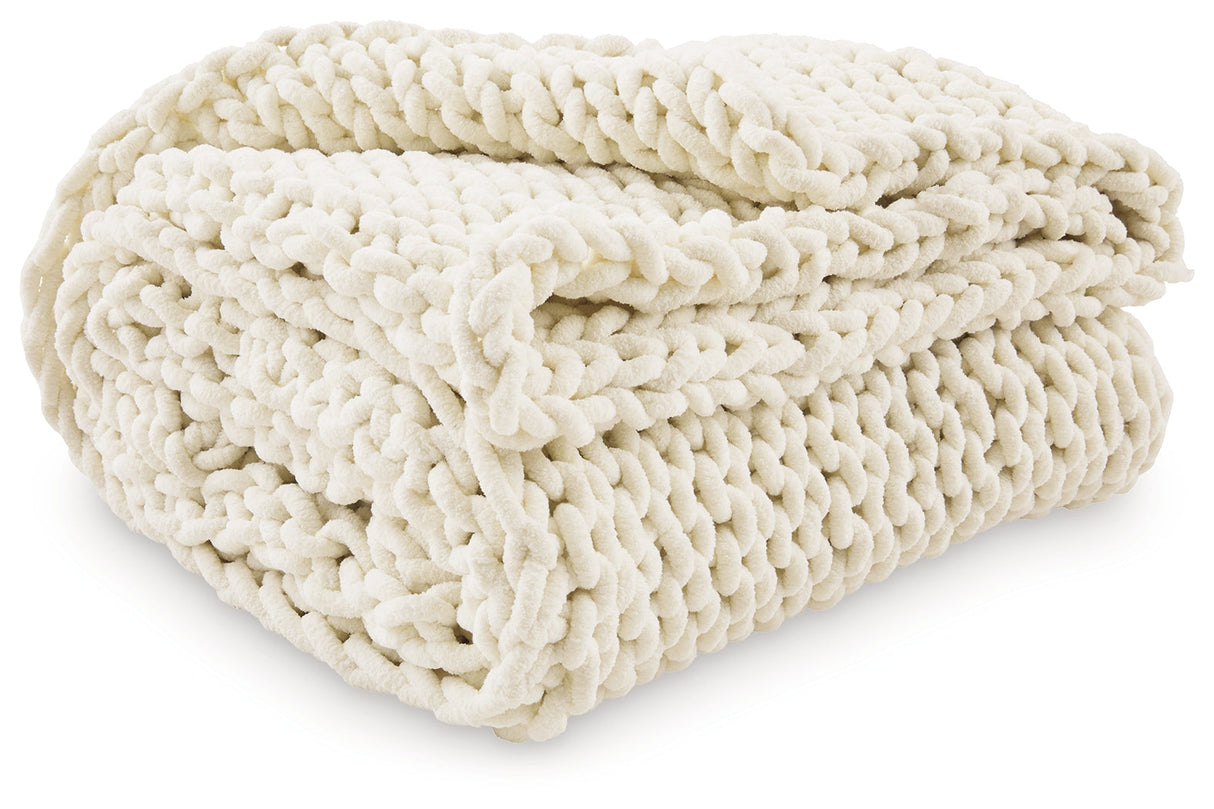 Chaddon Ivory Throw