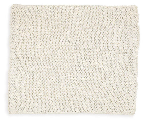 Chaddon Ivory Throw by Ashley at Eve Furniture