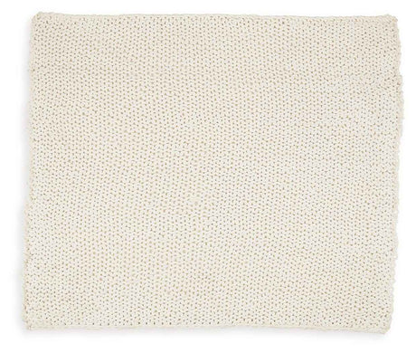Chaddon Ivory Throw by Ashley at Eve Furniture