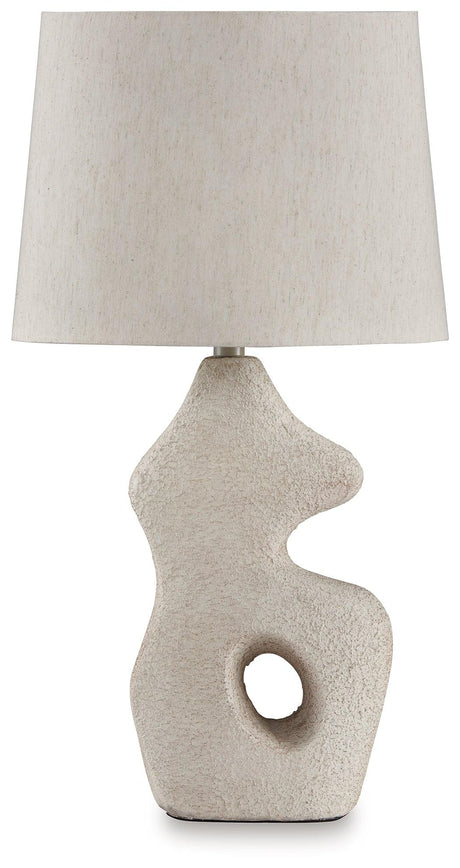 Chadrich Antique Beige Table Lamp by Ashley at Eve Furniture