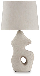 Chadrich Antique Beige Table Lamp by Ashley at Eve Furniture