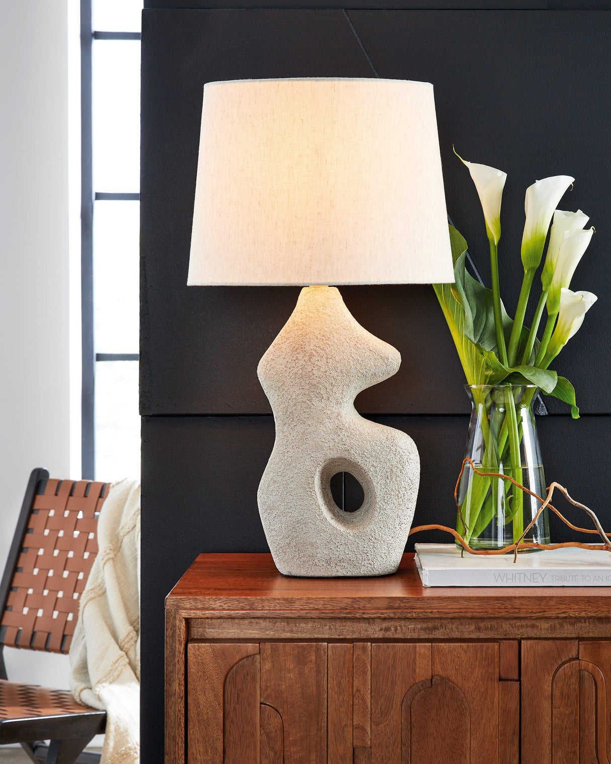 Chadrich Antique Beige Table Lamp by Ashley at Eve Furniture