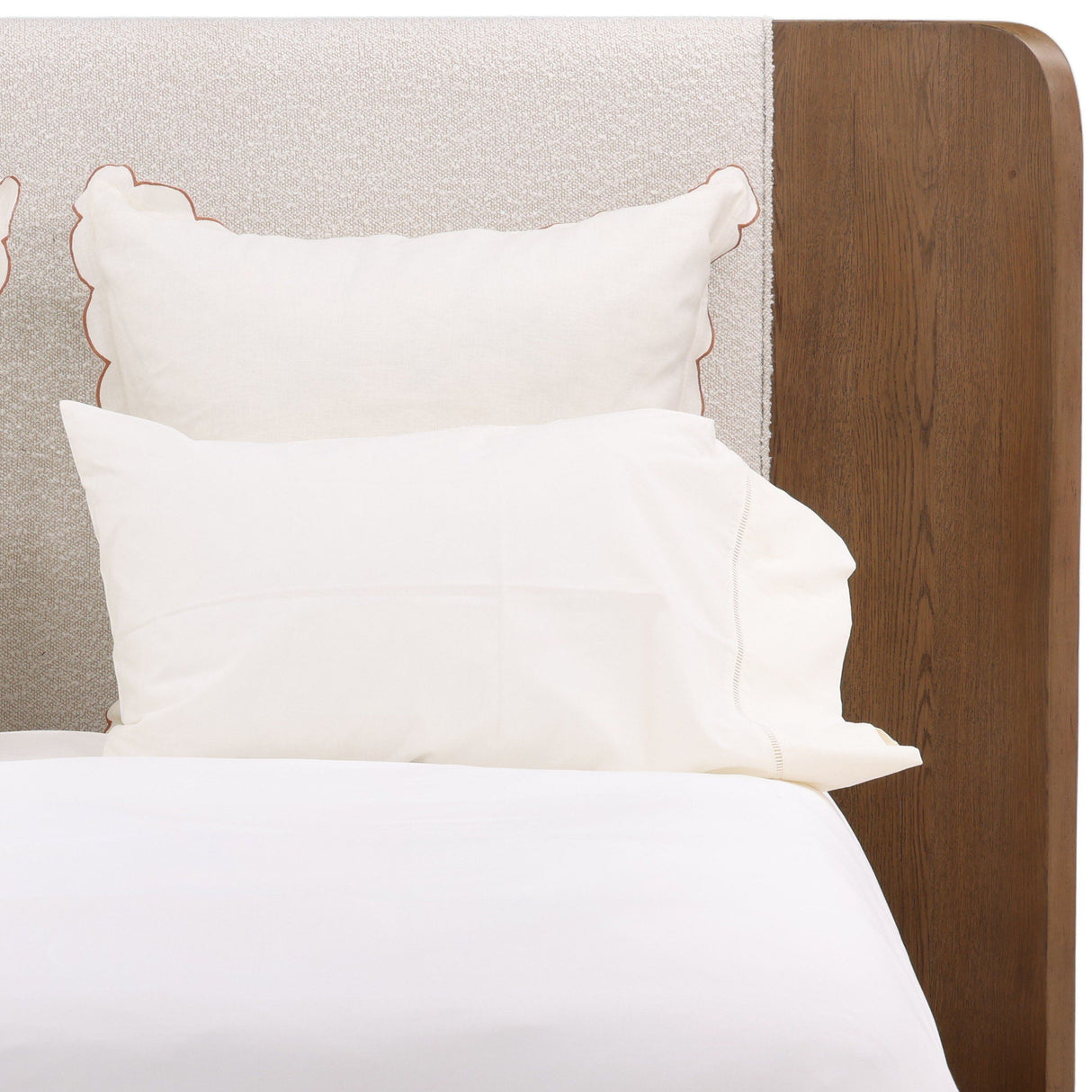 Chadwick Bed, Cream by Dovetail at Eve Furniture