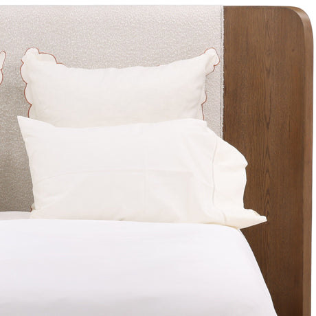 Chadwick Bed, Cream by Dovetail at Eve Furniture