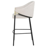 Chadwick Beige Fabric Upholstered Bar Chair (Set of 2) by Coaster at Eve Furniture