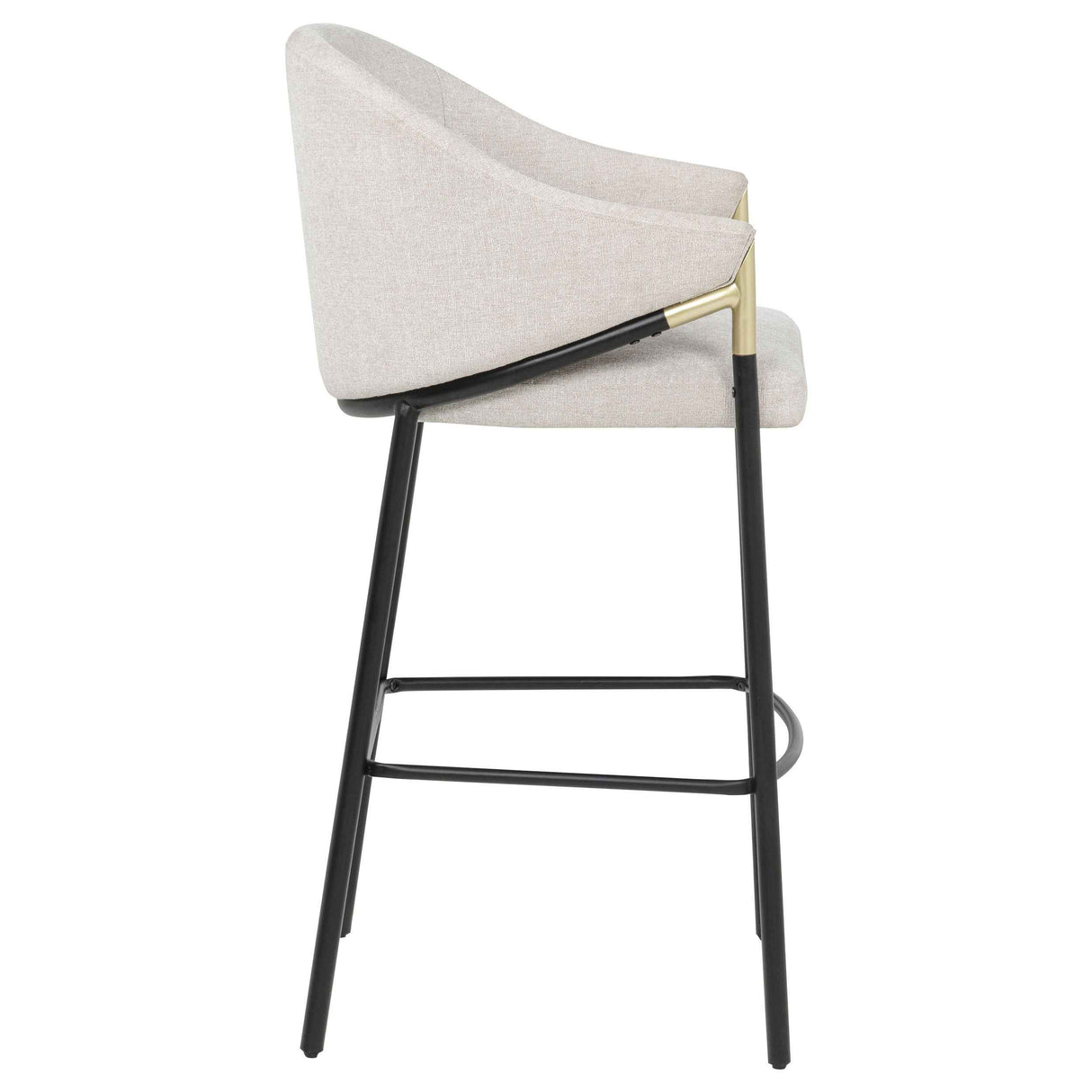 Chadwick Beige Fabric Upholstered Bar Chair (Set of 2) by Coaster at Eve Furniture
