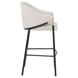 Chadwick Beige Fabric Upholstered Bar Chair (Set of 2) by Coaster at Eve Furniture