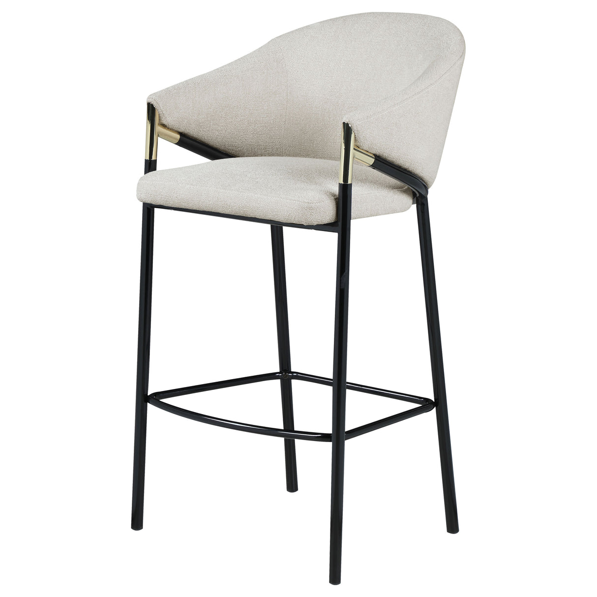 Chadwick Beige Fabric Upholstered Bar Chair (Set of 2)