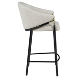 Chadwick Beige  Fabric Upholstered Counter Chair (Set of 2)