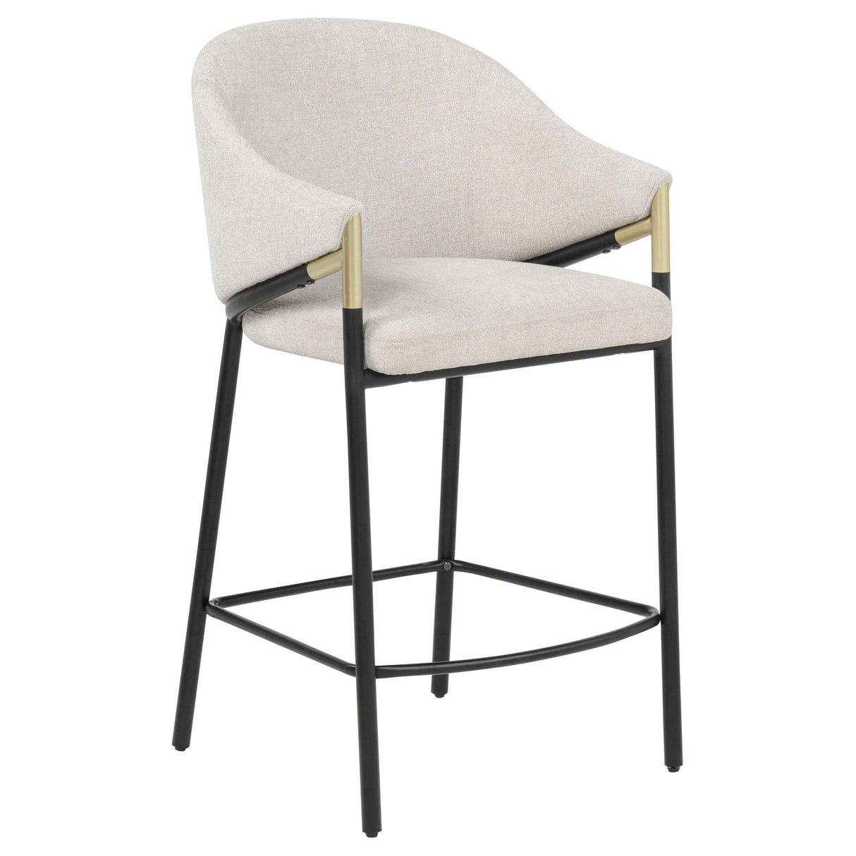 Chadwick Beige Fabric Upholstered Counter Height Chair (Set of 2) by Coaster at Eve Furniture